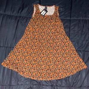 Cheetah Printed pocket sleeveless tunic